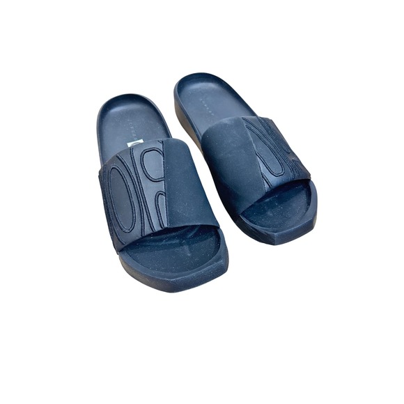 Jordan Shoes - Jordan Sophia Slides Black Platform Sandals Women Size 7 DQ4463-001